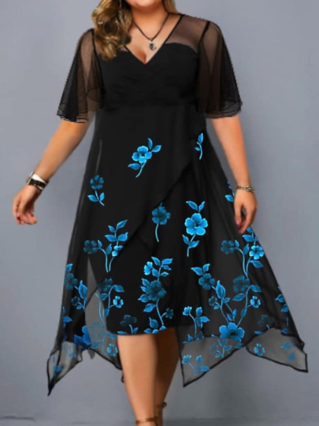 Women's Plus Size Curve A Line Dress