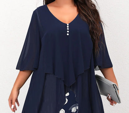 Women's Plus Size A Line Dress