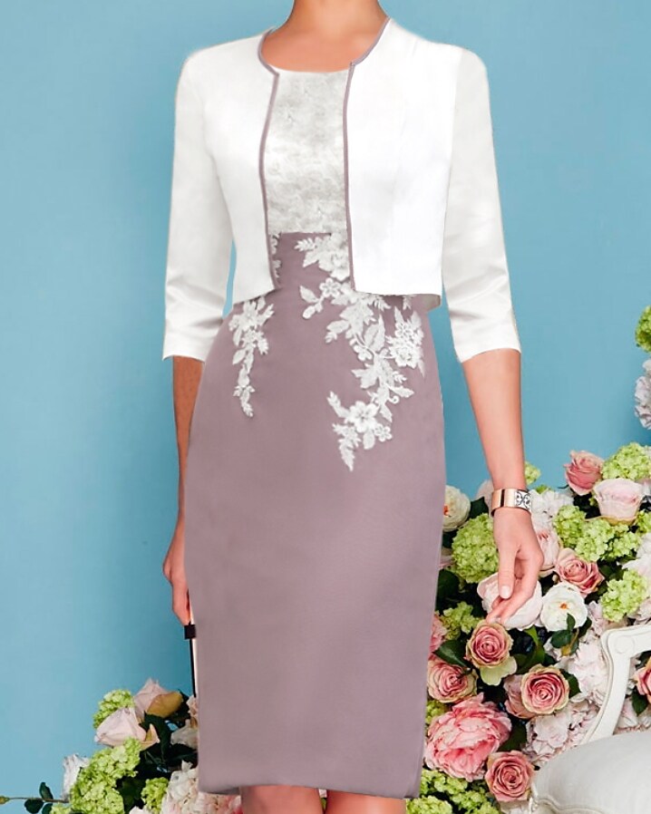 Women's A Line Dress Knee Length Dress