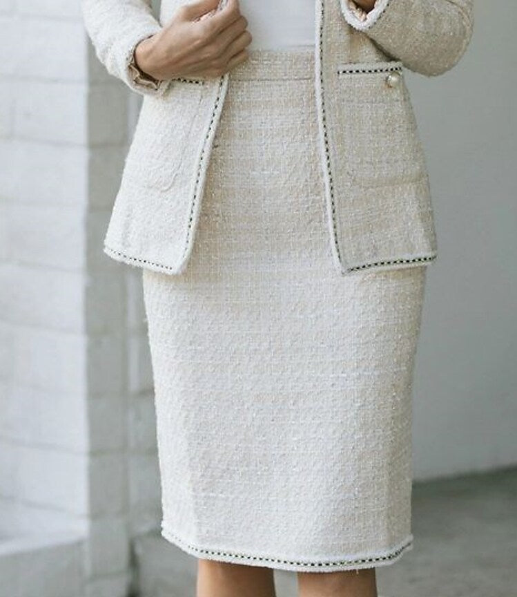 Women's Dress Set Two Piece Dress Mini Dress White Long Sleeve Pure Color Button Layered Winter Fall V Neck Stylish Modern 2022 S M L XL XXL 3XL / Cotton / Sheath Dress