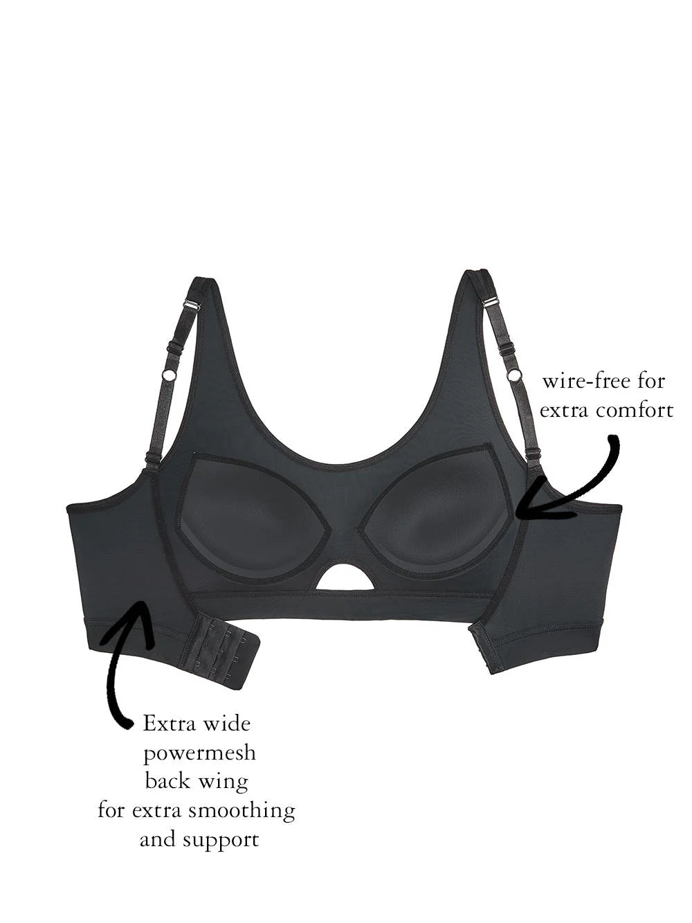 Adah Wire-free Bra, Petite, Contoured, Push-up, Racerback Sports Bra