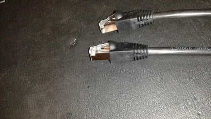 50 FT CAT-5e Shielded Outdoor Indoor Ethernet UV Resistant Direct Bury RJ45 Waterproof Cable
